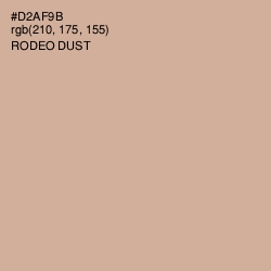 #D2AF9B - Rodeo Dust Color Image